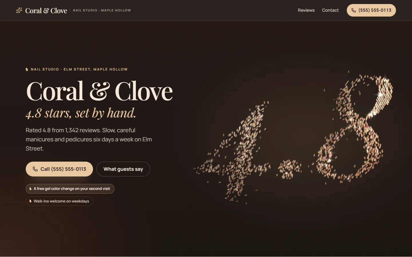 Home page of Coral & Clove